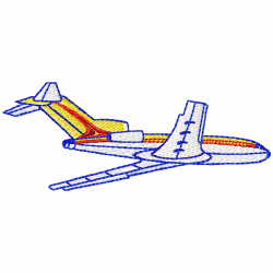 Airplanes Embroidery Design 11